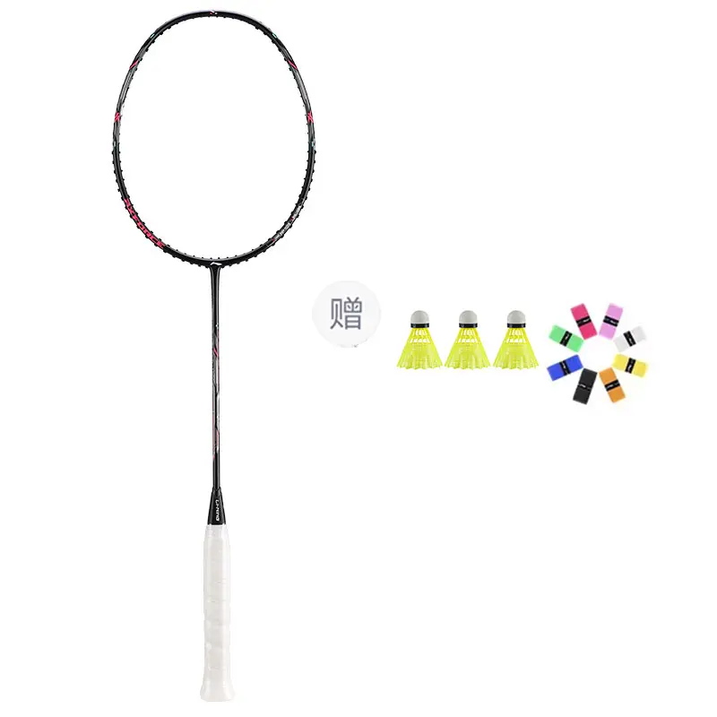 LINING Thunderbolt Cannonball ракетка для бадминтона full carbon, наступательная, жесткая головка, начальный уровень, унисекс, одиночная ручка, black
LINING Thunderbolt Cannonball ракетка для бадминтона full carbon, наступательная, жесткая головка, начальный уровень, унисекс, одиночная ручка, black