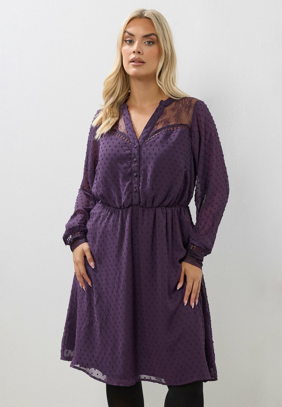 Платье Yours Clothing Shirt dress, Purple
Платье Yours Clothing Shirt dress, Purple