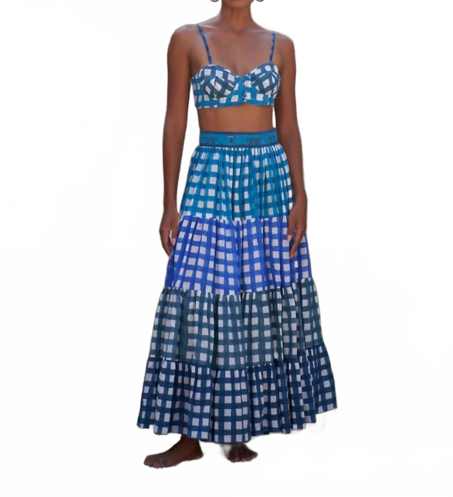 Юбка Cielo Maxi синего цвета Mo Maya
Юбка Cielo Maxi синего цвета Mo Maya