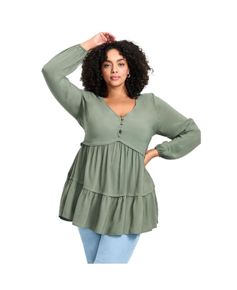 Женская туника Tilly с длинными рукавами AVENUE, Olive
Женская туника Tilly с длинными рукавами AVENUE, Olive