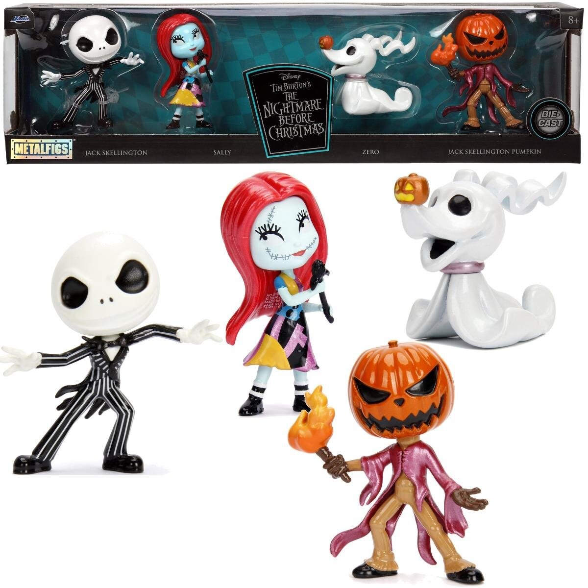 Metalfigs Halloween Town 4 фигурки Jada
Metalfigs Halloween Town 4 фигурки Jada