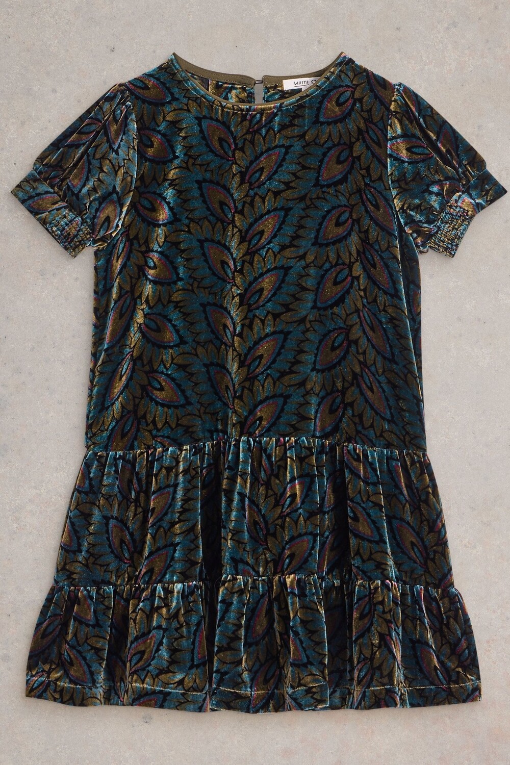 Платье из бархата с принтом White Stuff, черный
Платье из бархата с принтом White Stuff, черный