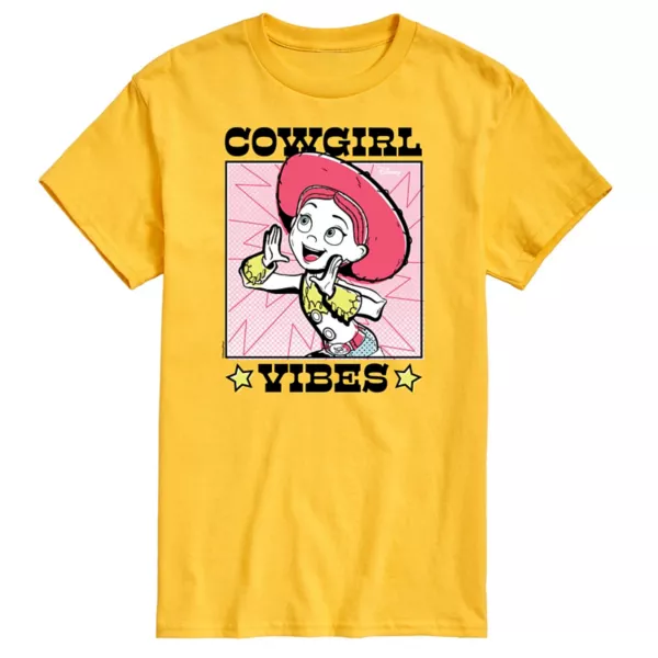 Мужская футболка с графическим принтом в стиле ковбой из «Истории игрушек 4» Disney / Pixar, желтый
Мужская футболка с графическим принтом в стиле ковбой из «Истории игрушек 4» Disney / Pixar, желтый