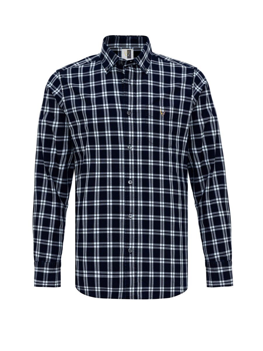 Клетчатая рубашка By Diess Collection Regular fit Button Up Shirt, темно-синий
Клетчатая рубашка By Diess Collection Regular fit Button Up Shirt, темно-синий