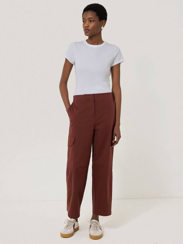 Брюки-карго с бочкообразной ножкой Jigsaw, красный
Брюки-карго с бочкообразной ножкой Jigsaw, красный