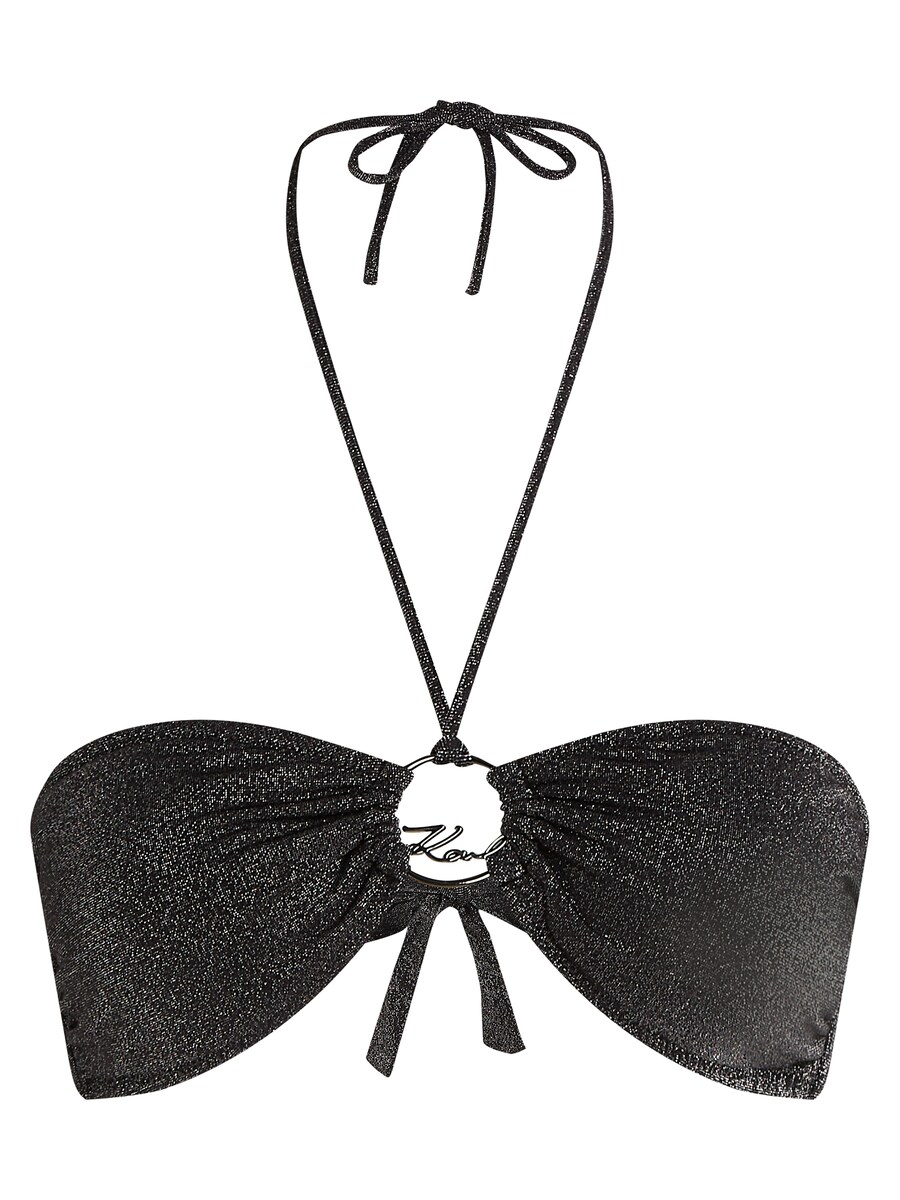 Треугольный топ бикини Karl Lagerfeld, черный
Треугольный топ бикини Karl Lagerfeld, черный