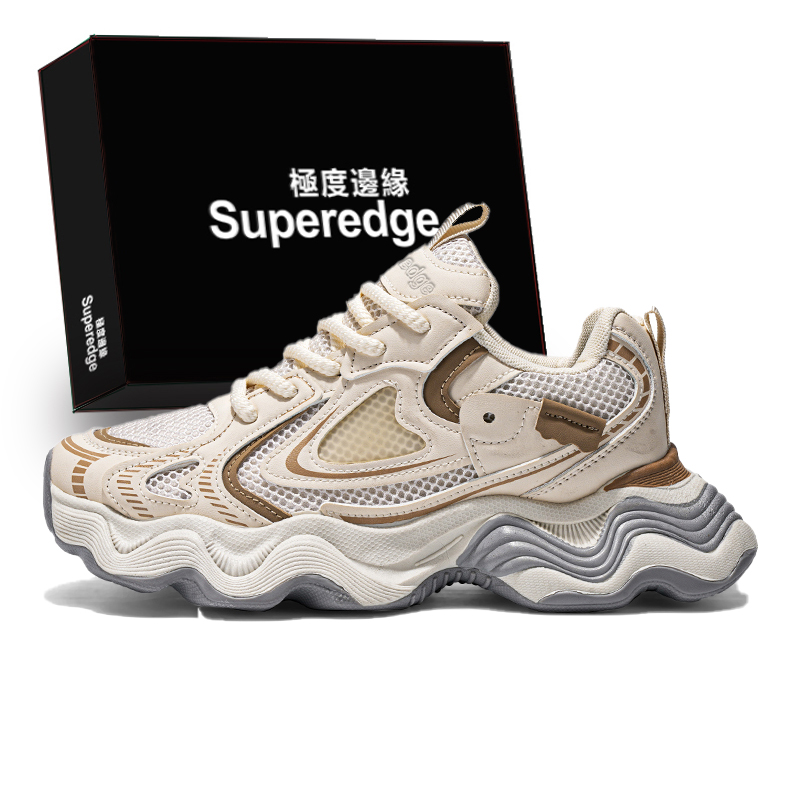 SUPEREDGE Амортизирующие противоскользящие и износостойкие низкие массивные кроссовки унисекс Ecru (черная коробка), цвет Ecru (Black Box)
SUPEREDGE Амортизирующие противоскользящие и износостойкие низкие массивные кроссовки унисекс Ecru (черная коробка), цвет Ecru (Black Box)
