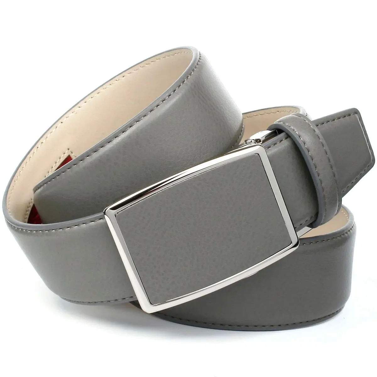 Кожаный ремень Anthoni Crown с тиснением оленя, частично закрытой застежкой, серый
Кожаный ремень Anthoni Crown с тиснением оленя, частично закрытой застежкой, серый