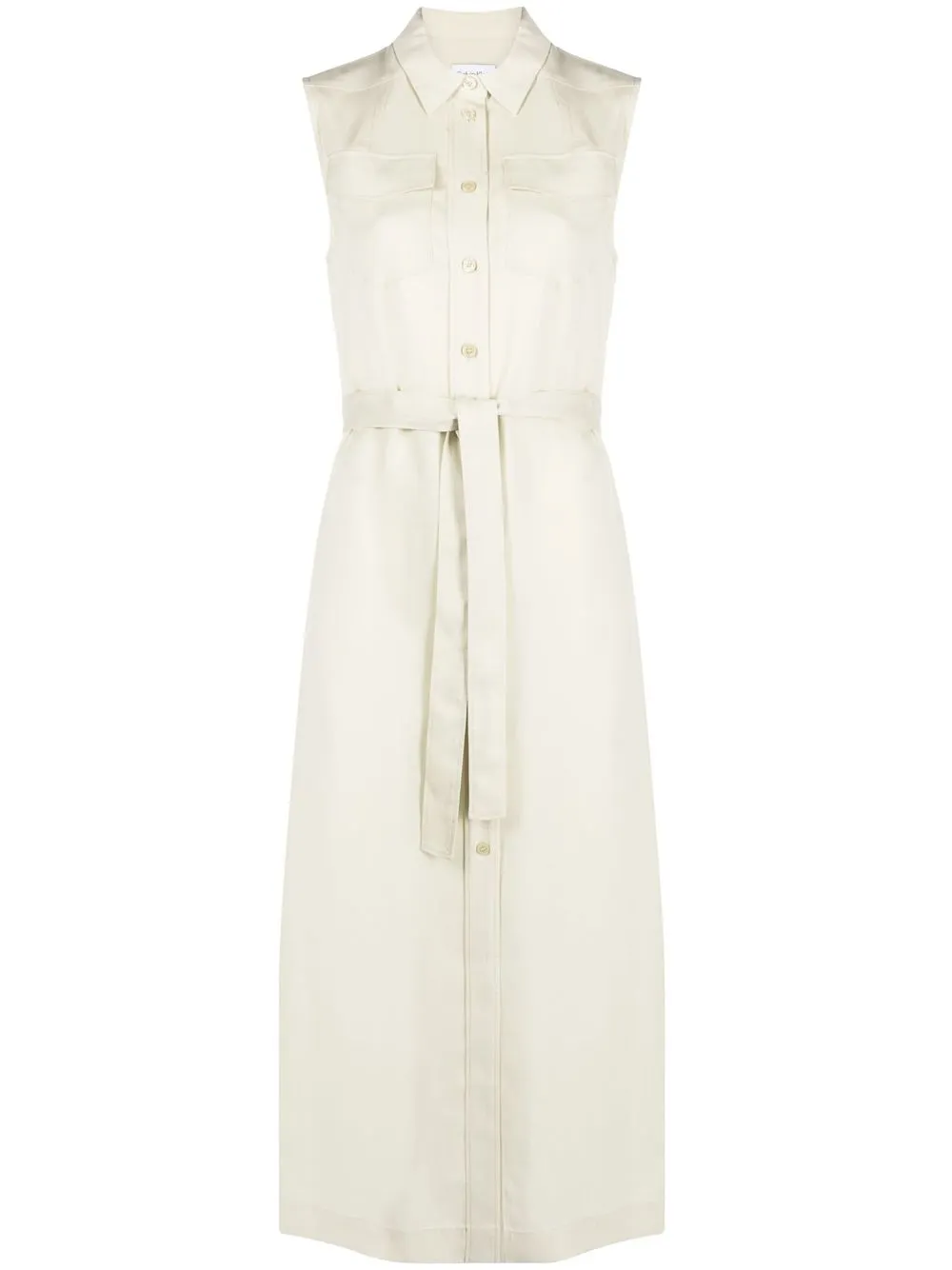 Платье-рубашка без рукавов с поясом Calvin Klein, зеленый
Платье-рубашка без рукавов с поясом Calvin Klein, зеленый