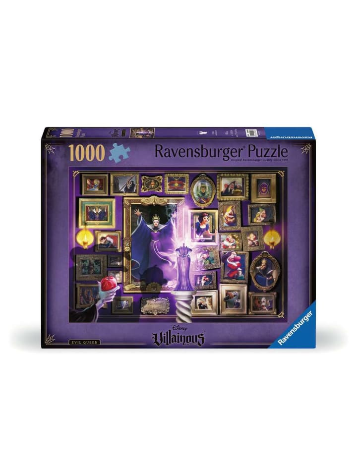 Пазл Ravensburger «Злая королева» из 1000 деталей с красочным рисунком
Пазл Ravensburger «Злая королева» из 1000 деталей с красочным рисунком