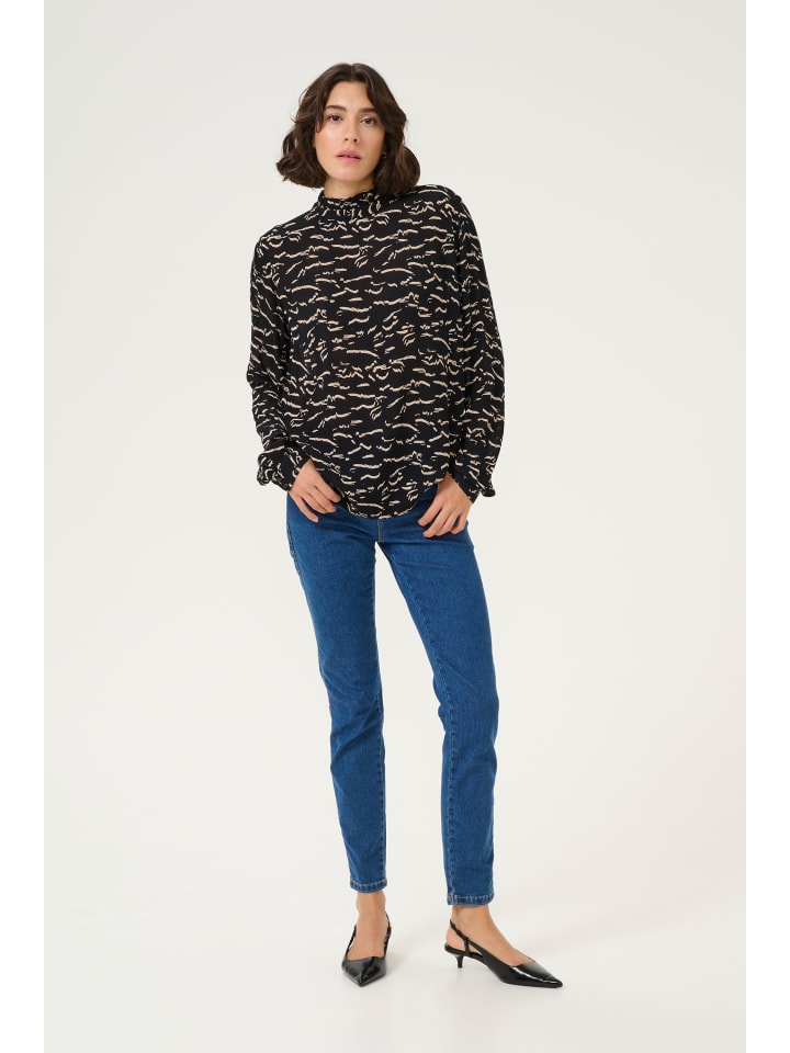 Блузка Kaffe, цвет black/beige abstract print
Блузка Kaffe, цвет black/beige abstract print