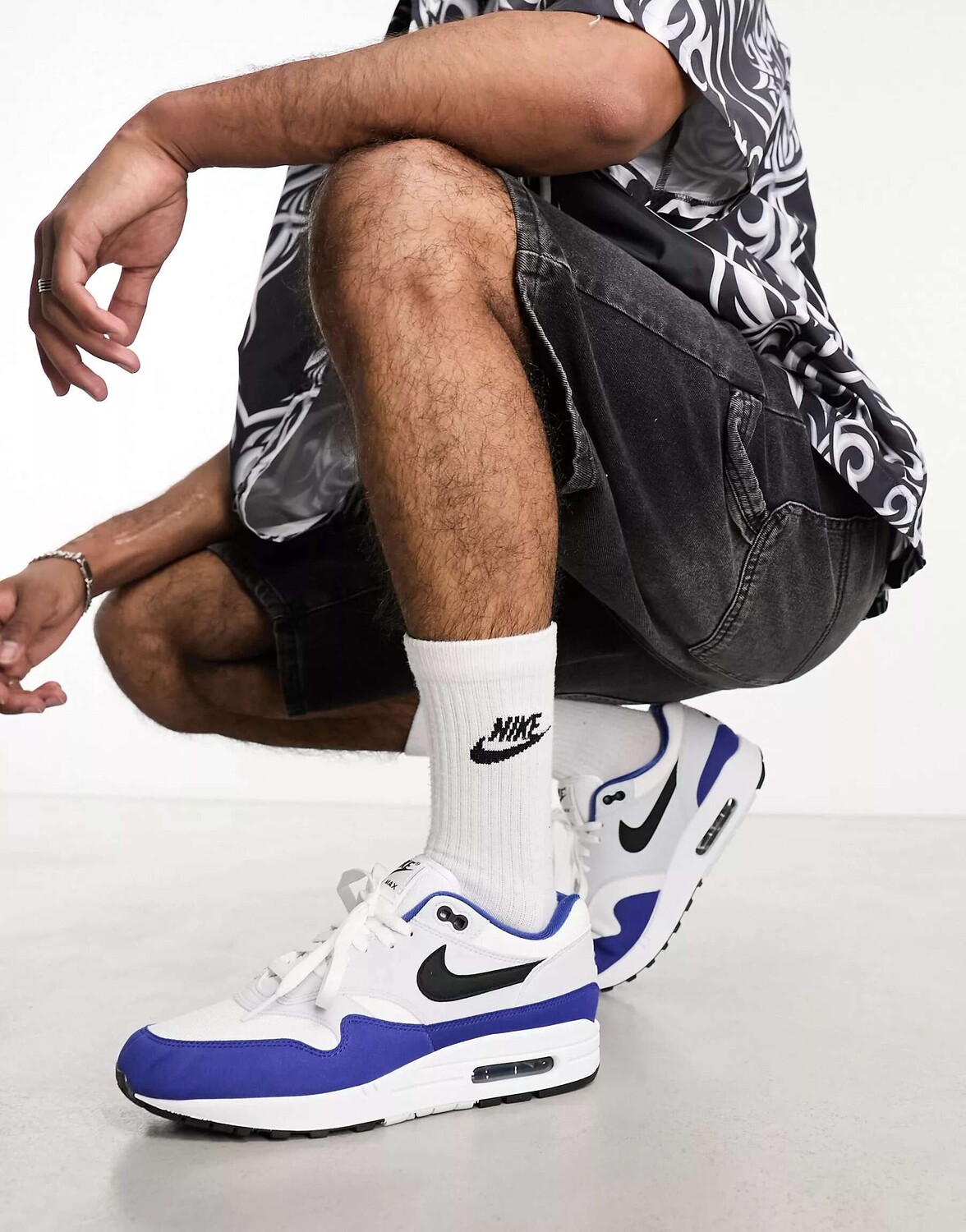 Кроссовки Nike Air Max 1 белого, черного и синего цветов, Черный, Кроссовки Nike Air Max 1 белого, черного и синего цветов 
Кроссовки Nike Air Max 1 белого, черного и синего цветов, Черный, Кроссовки Nike Air Max 1 белого, черного и синего цветов