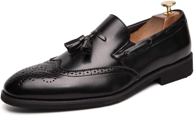 Мужские пенни-лоферы с кисточками, повседневные слипоны и свадебные туфли для мужчин Naigesto, черный
Мужские пенни-лоферы с кисточками, повседневные слипоны и свадебные туфли для мужчин Naigesto, черный