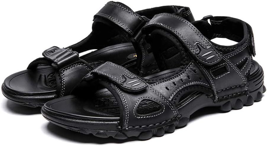 Мужские спортивные сандалии Asifn для активного отдыха на улице, летние кожаные походные и пляжные туфли с дышащим ремешком, открытым носком, стиль «рыбак», черный
Мужские спортивные сандалии Asifn для активного отдыха на улице, летние кожаные походные и пляжные туфли с дышащим ремешком, открытым носком, стиль «рыбак», черный