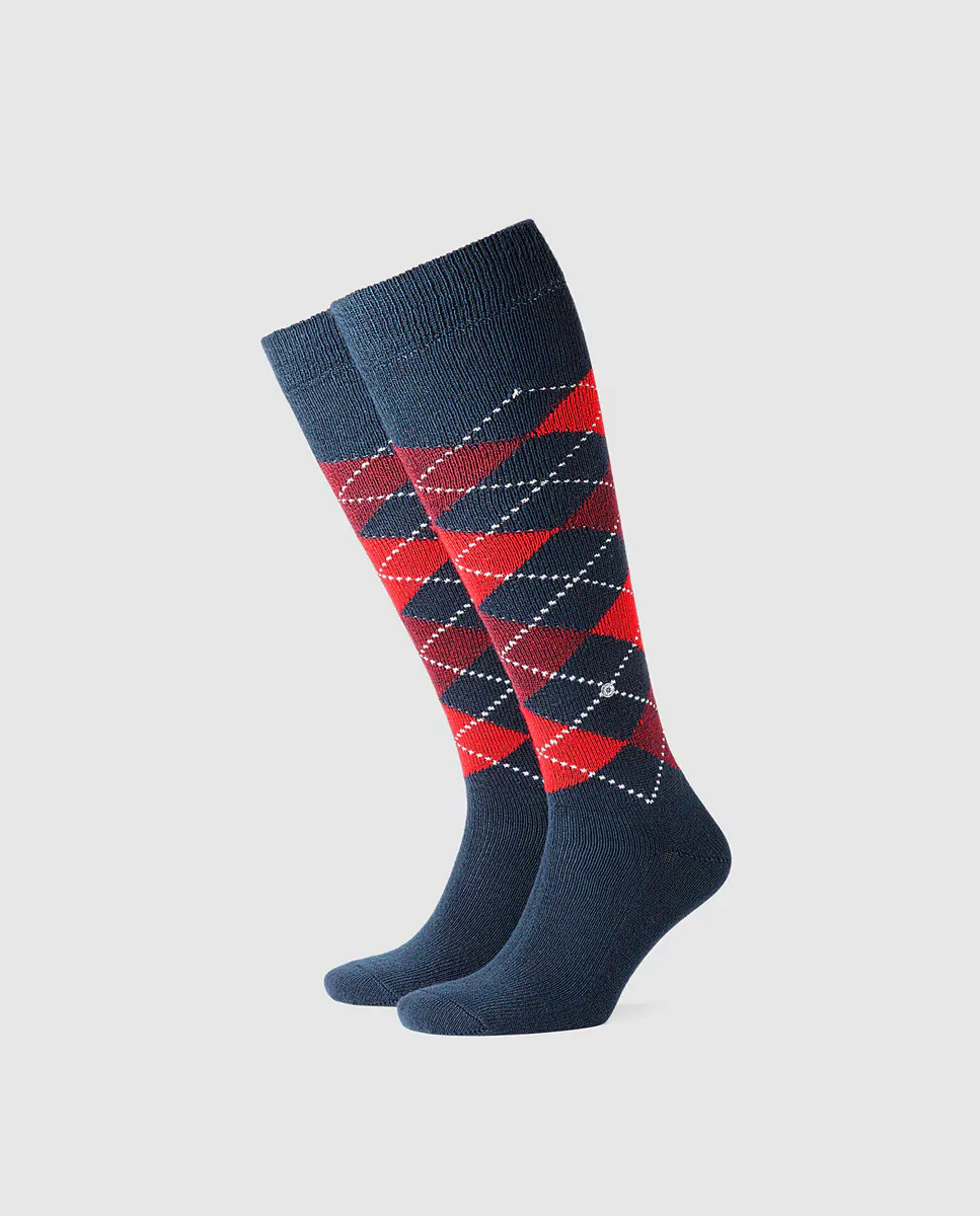 Мужские носки Burlington с синими бриллиантами, синий
Мужские носки Burlington с синими бриллиантами, синий