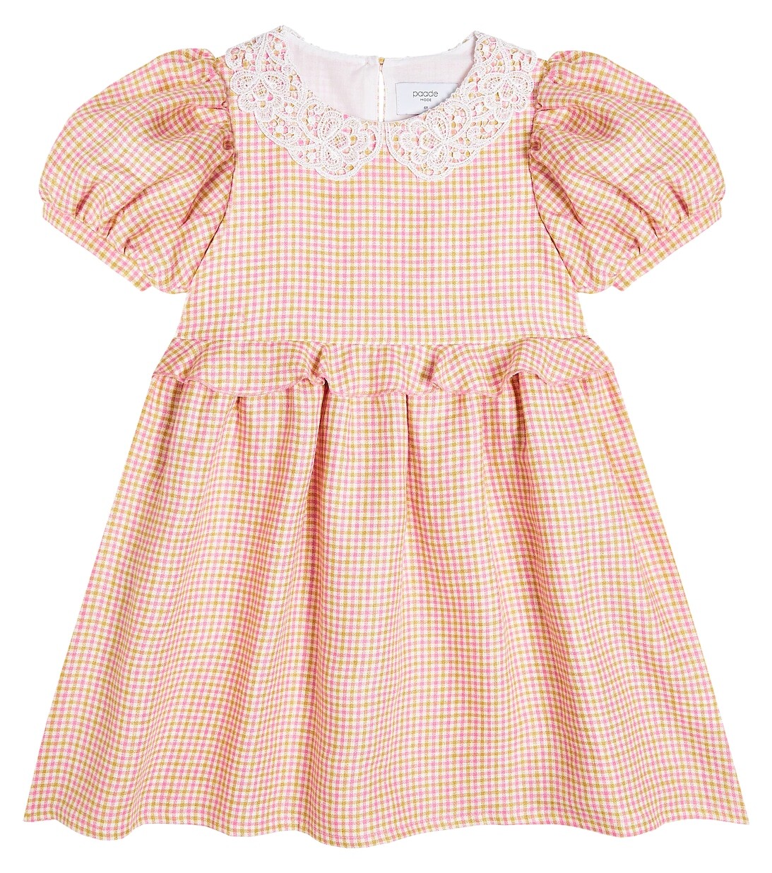 Льняное платье в клетку Paade Mode, розовый 
Льняное платье в клетку Paade Mode, розовый