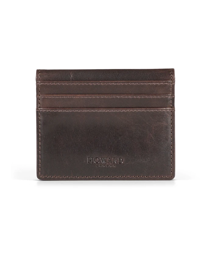 Кошелек для карточек из темной кожи Howard London, коричневый
Кошелек для карточек из темной кожи Howard London, коричневый