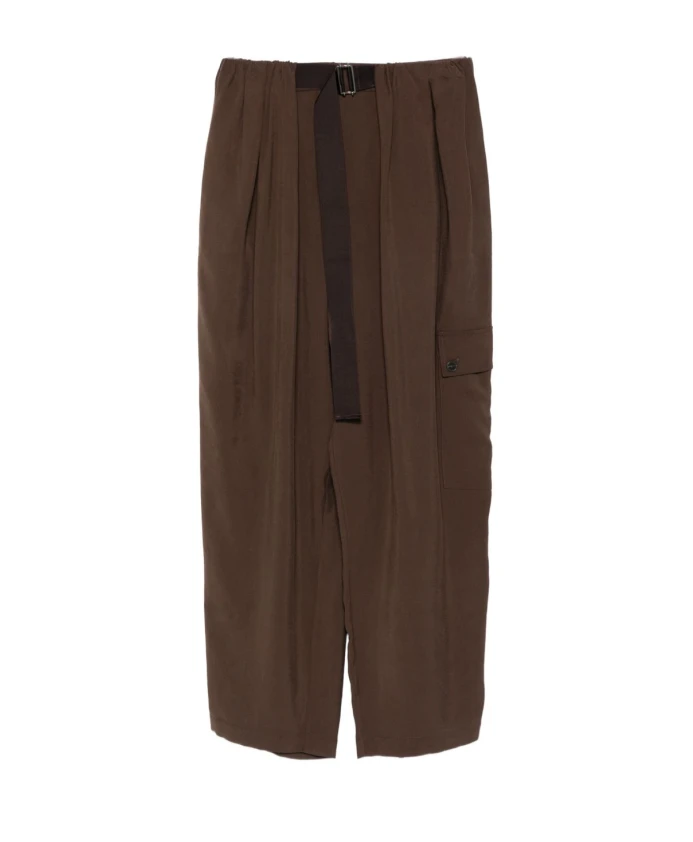 Брюки из шелка и нейлона коричневого цвета Alysi, коричневый
Брюки из шелка и нейлона коричневого цвета Alysi, коричневый