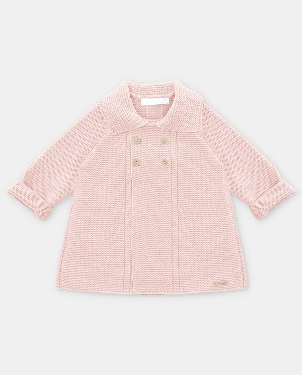 Детское вязаное пальто с отложным воротником розового цвета Martín Aranda
Детское вязаное пальто с отложным воротником розового цвета Martín Aranda
