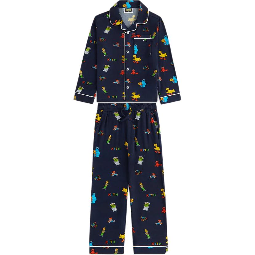 Sesame Street, домашняя одежда FW24 ночной детский KITH, Nighttime
Sesame Street, домашняя одежда FW24 ночной детский KITH, Nighttime