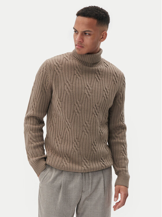 Свитер с высоким воротником обычного кроя Matinique, коричневый
Свитер с высоким воротником обычного кроя Matinique, коричневый