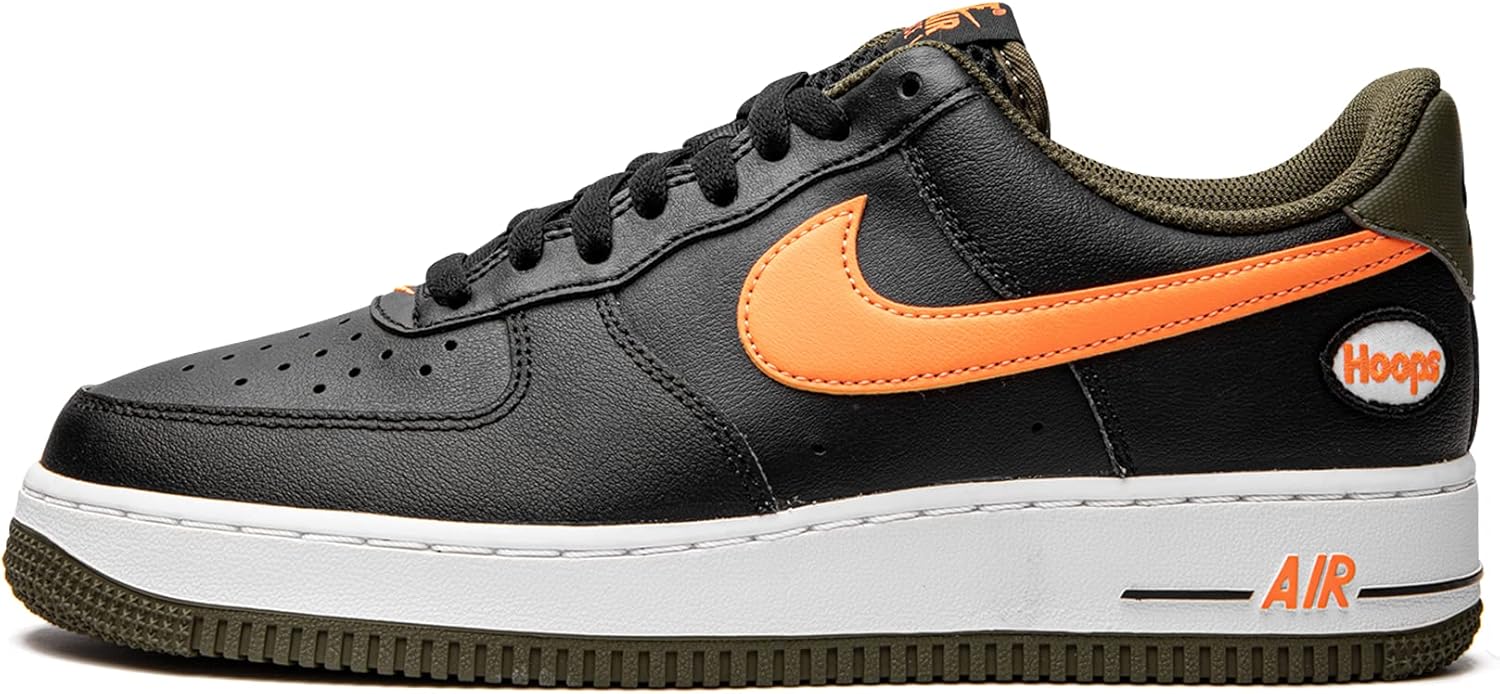 Нижние кроссовки Nike Men's Air Force 1, белый/черный/оранжевый
Нижние кроссовки Nike Men's Air Force 1, белый/черный/оранжевый