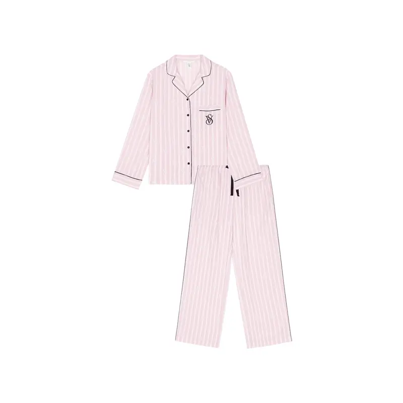 Victoria's Secret Пижамный комплект плотная текстура легкий драпированный женский розовый белый полоски
Victoria's Secret Пижамный комплект плотная текстура легкий драпированный женский розовый белый полоски