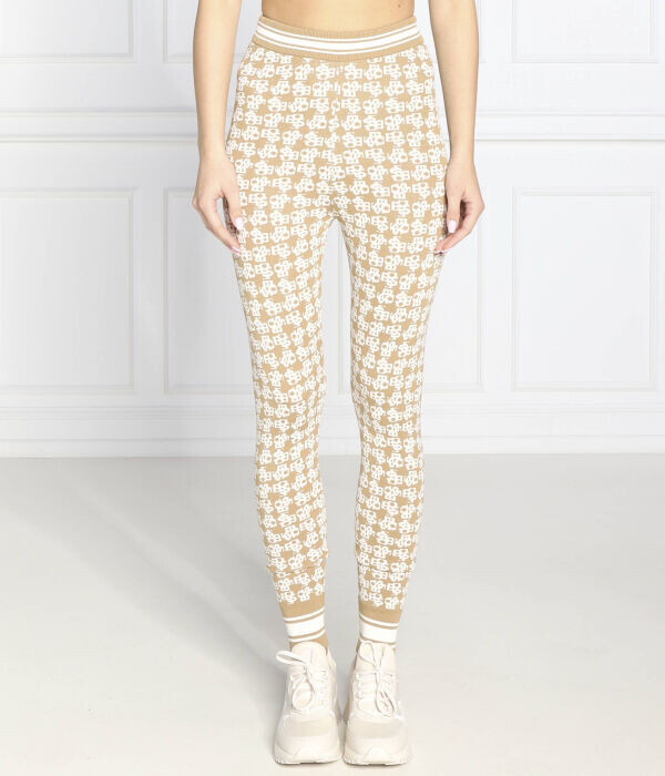 Легинсы женские Boss Ferafina с принтом, коричнево-белый 
Легинсы женские Boss Ferafina с принтом, коричнево-белый