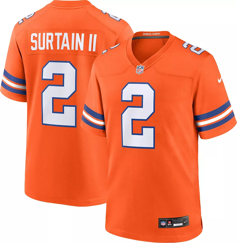 Мужская майка Nike Denver Broncos Патрик Сюртен II #2 оранжевая 2-я альтернативная игра
Мужская майка Nike Denver Broncos Патрик Сюртен II #2 оранжевая 2-я альтернативная игра