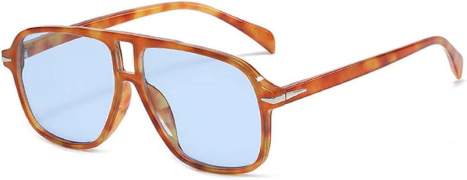 Мужские солнцезащитные очки-пилот в стиле ретро с двойной перемычкой, модные очки с заклепками, защита от УФ-излучения UV400, женские модные солнцезащитные очки с леопардовым принтом generic, Amber Blue
Мужские солнцезащитные очки-пилот в стиле ретро с двойной перемычкой, модные очки с заклепками, защита от УФ-излучения UV400, женские модные солнцезащитные очки с леопардовым принтом generic, Amber Blue