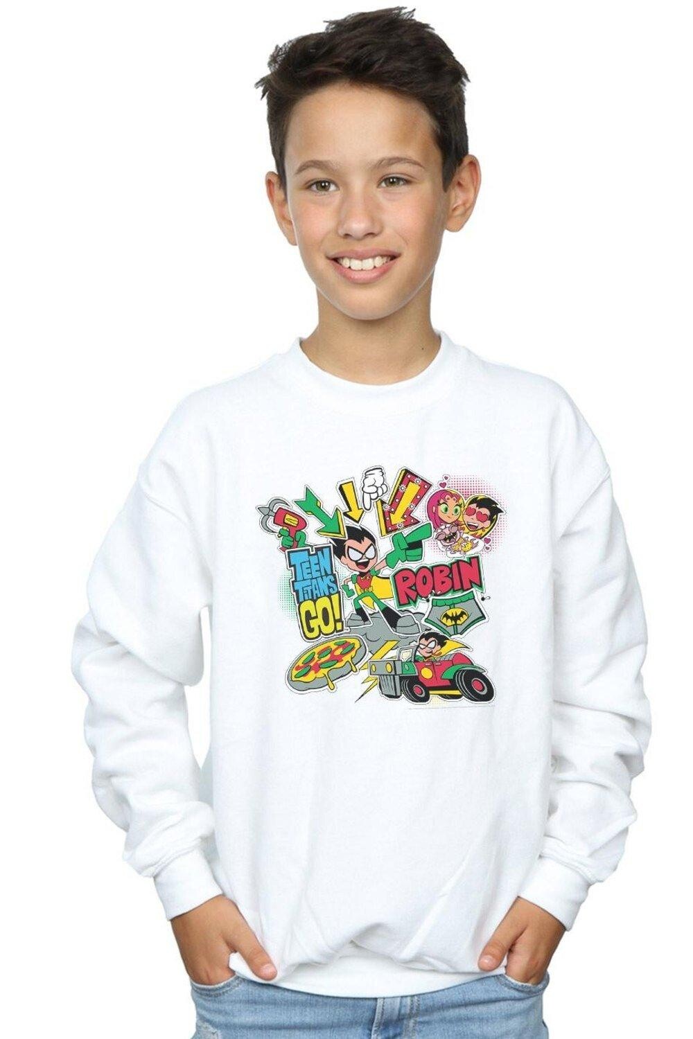 Толстовка Teen Titans Go Robin Montage DC Comics, белый
Толстовка Teen Titans Go Robin Montage DC Comics, белый