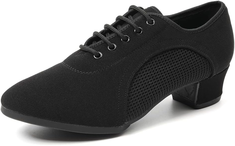 Туфли для латинских танцев JUODVMP для женщин и мужчин, для практики, с завязками, закрытый носок, стандартные бальные, для обучения и выступлений, модель LHD-NJB, черный
Туфли для латинских танцев JUODVMP для женщин и мужчин, для практики, с завязками, закрытый носок, стандартные бальные, для обучения и выступлений, модель LHD-NJB, черный