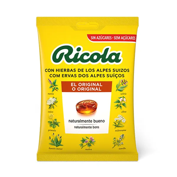 Мешочек карамели Sabor Original Ricola, 70 g
Мешочек карамели Sabor Original Ricola, 70 g