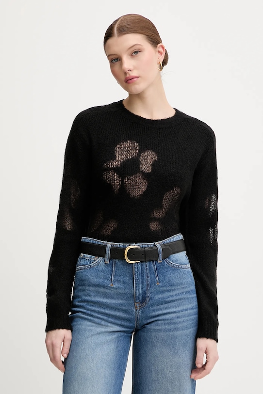 Свитер из шерстяной смеси United Colors of Benetton, черный
Свитер из шерстяной смеси United Colors of Benetton, черный