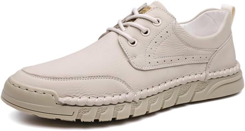 Бежево-черно-коричневые кожаные удобные мужские туфли из качественной деликатной кожи, плоская подошва, для ходьбы Sfxlucart
Бежево-черно-коричневые кожаные удобные мужские туфли из качественной деликатной кожи, плоская подошва, для ходьбы Sfxlucart