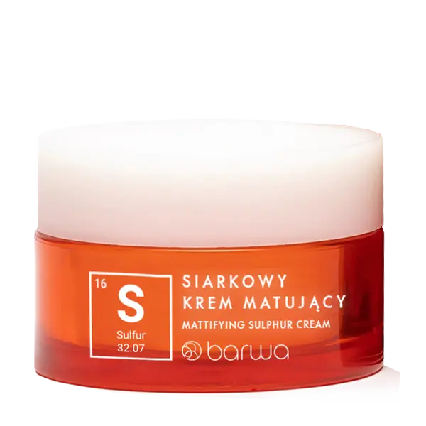 Матирующий крем для лица, 50 мл Barwa Siarkowa
Матирующий крем для лица, 50 мл Barwa Siarkowa