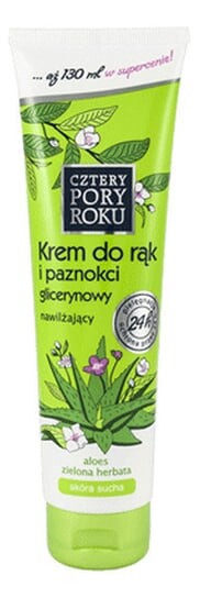 Крем для рук Four Seasons, алоэ и зеленый чай, 130 мл, Cztery Pory Roku
Крем для рук Four Seasons, алоэ и зеленый чай, 130 мл, Cztery Pory Roku
