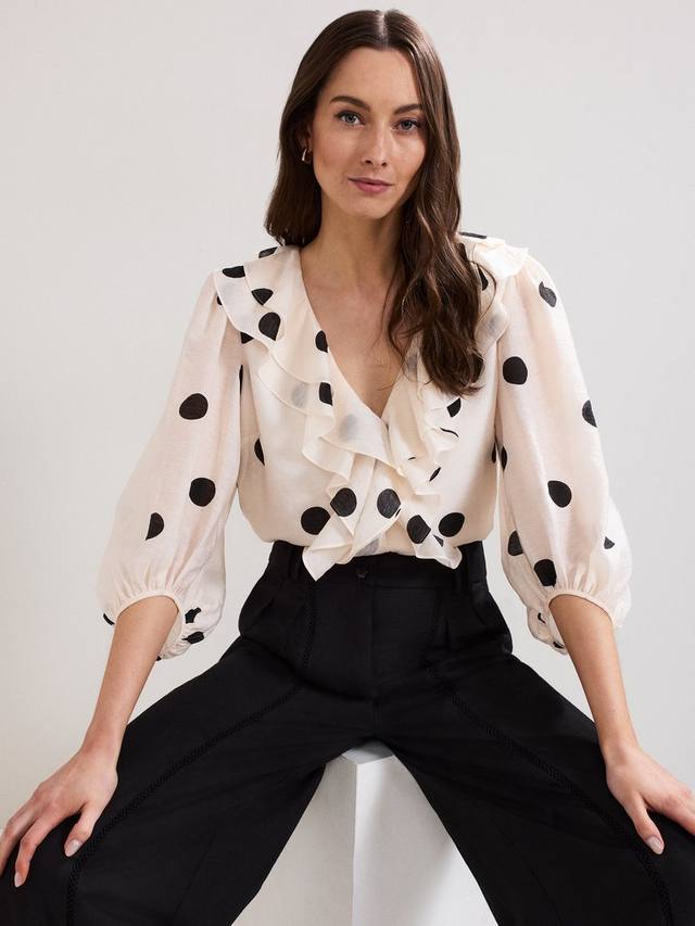 Блузка Jaqlyn в горошек Phase Eight, Pink
Блузка Jaqlyn в горошек Phase Eight, Pink