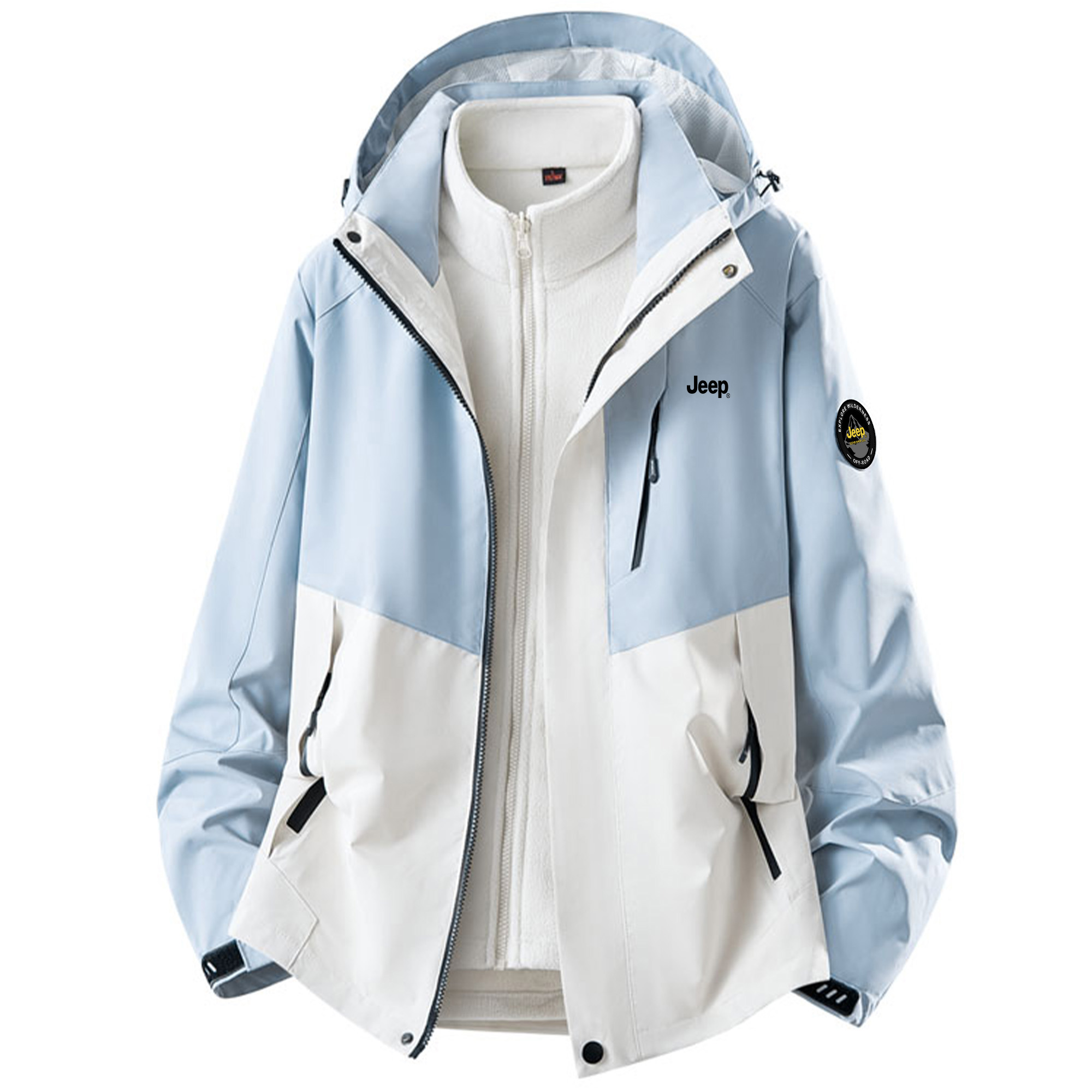 Jeep Куртка из коллекции Leisure Unisex, Blue (Fleece Lining+Outer Shell Set)
Jeep Куртка из коллекции Leisure Unisex, Blue (Fleece Lining+Outer Shell Set)