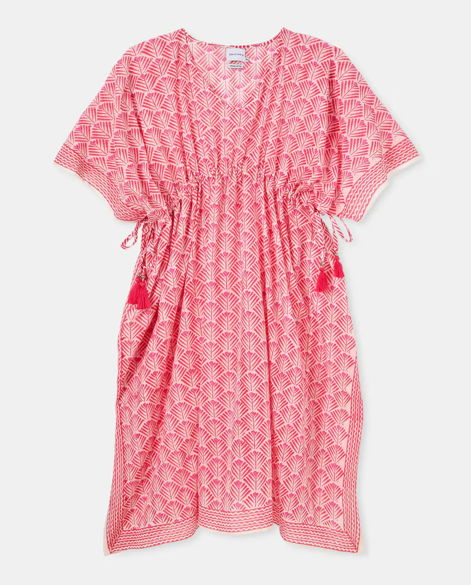 Кафтан из органического хлопка Zen Ethic, розовый
Кафтан из органического хлопка Zen Ethic, розовый