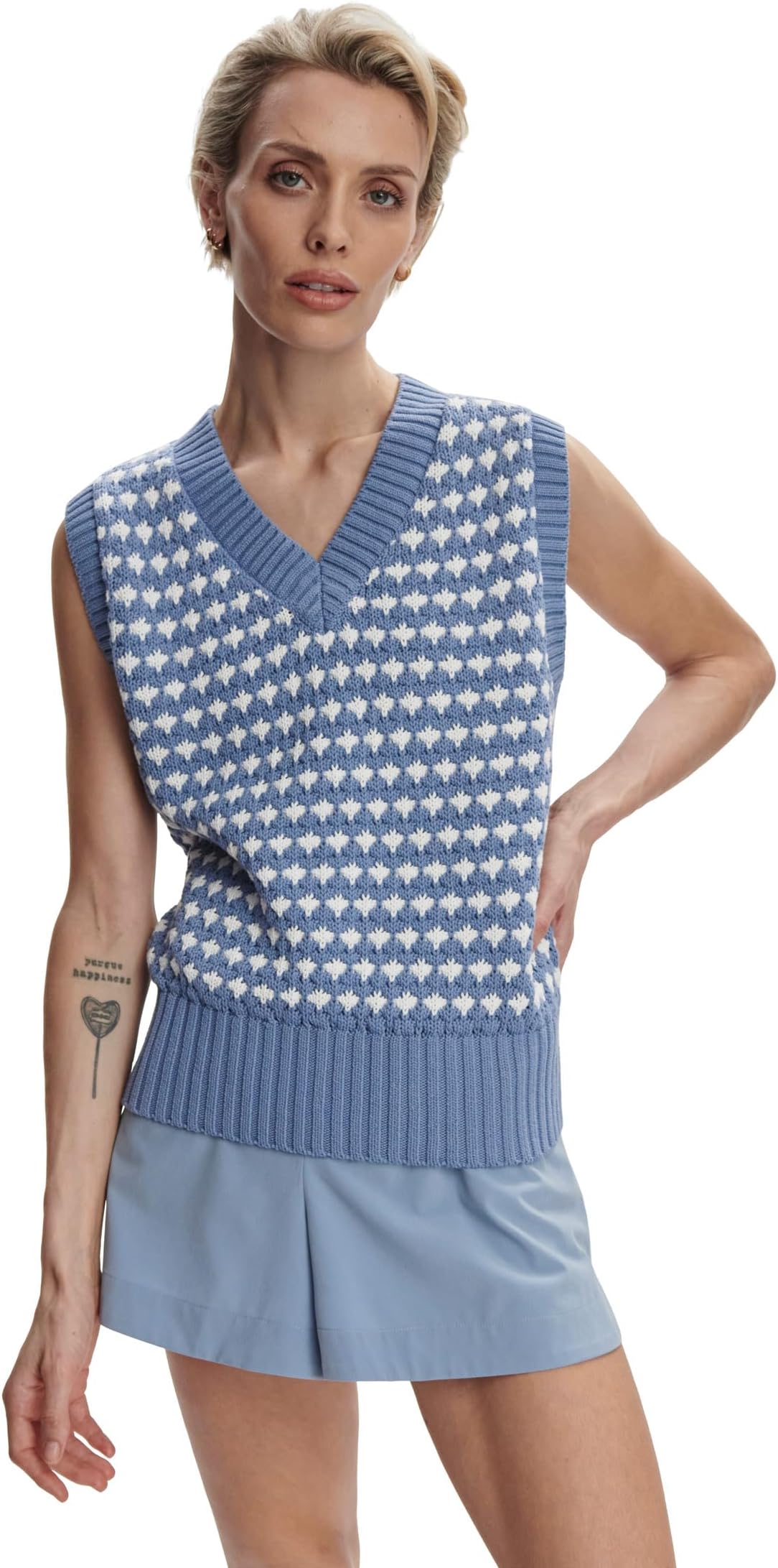 Толстовка Varley Antonella Knit Vest, цвет Infinity Blue
Толстовка Varley Antonella Knit Vest, цвет Infinity Blue