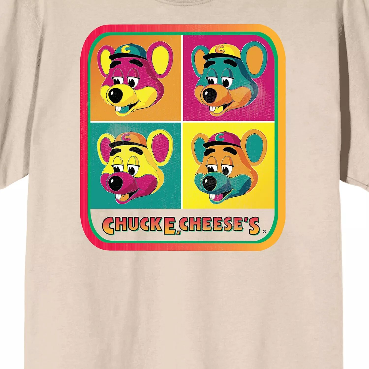 Футболка с рисунком Chuck E. Cheese для юниоров Licensed Character
Футболка с рисунком Chuck E. Cheese для юниоров Licensed Character