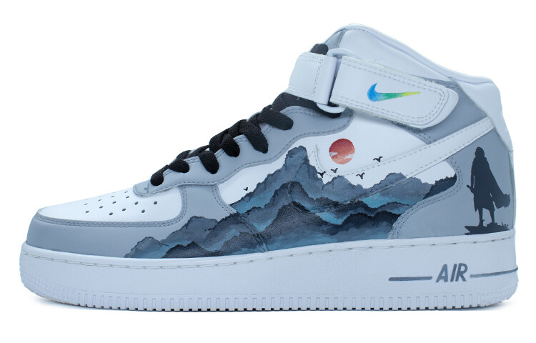 Кроссовки Nike Air Force 1 Skateboarding Shoes Unisex Mid-top White/black, светло-серый
Кроссовки Nike Air Force 1 Skateboarding Shoes Unisex Mid-top White/black, светло-серый