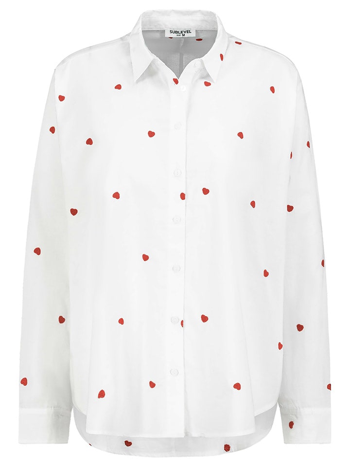 Блузка Sublevel, цвет weiß/rot
Блузка Sublevel, цвет weiß/rot
