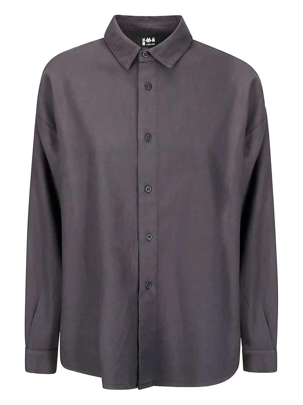 Хлопковая рубашка с классическим воротником Labo Art, серый
Хлопковая рубашка с классическим воротником Labo Art, серый