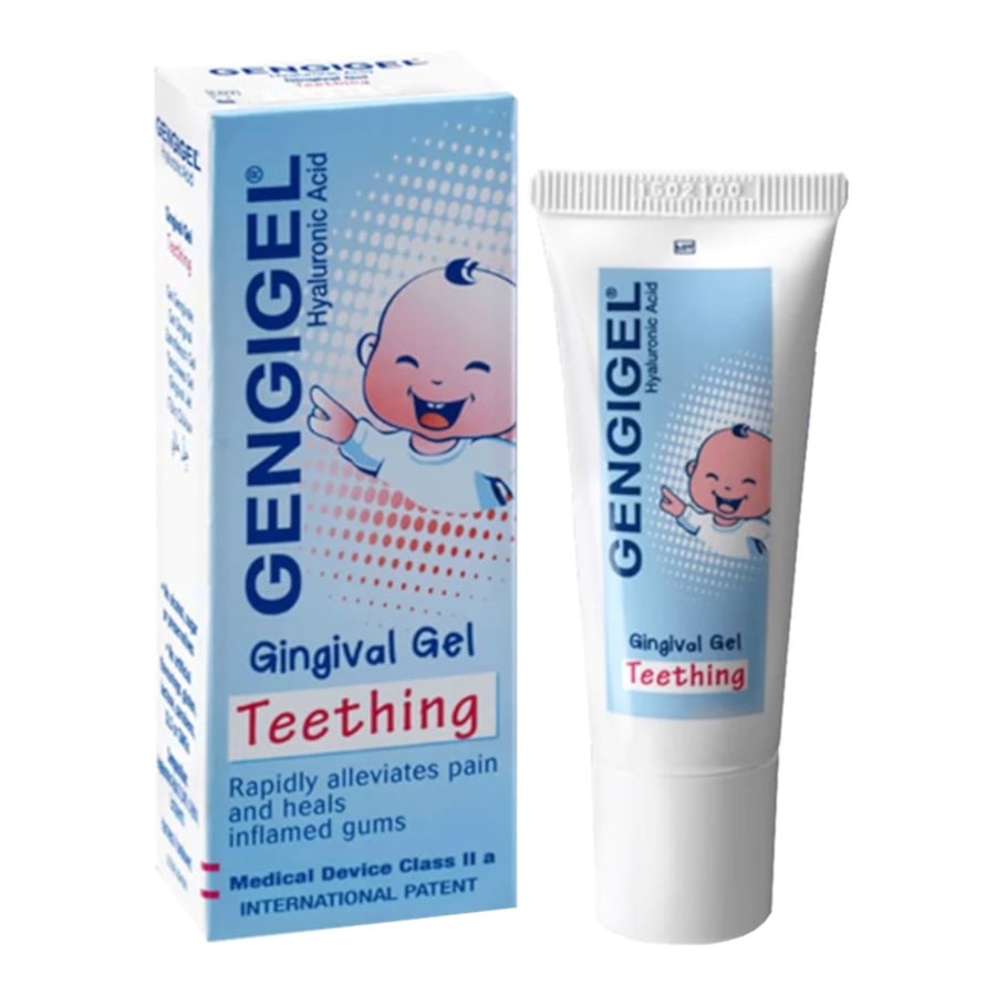 Gengigel, Teething Baby 0.54% Ha, гель для прорезывания зубов, 20 мл
Gengigel, Teething Baby 0.54% Ha, гель для прорезывания зубов, 20 мл