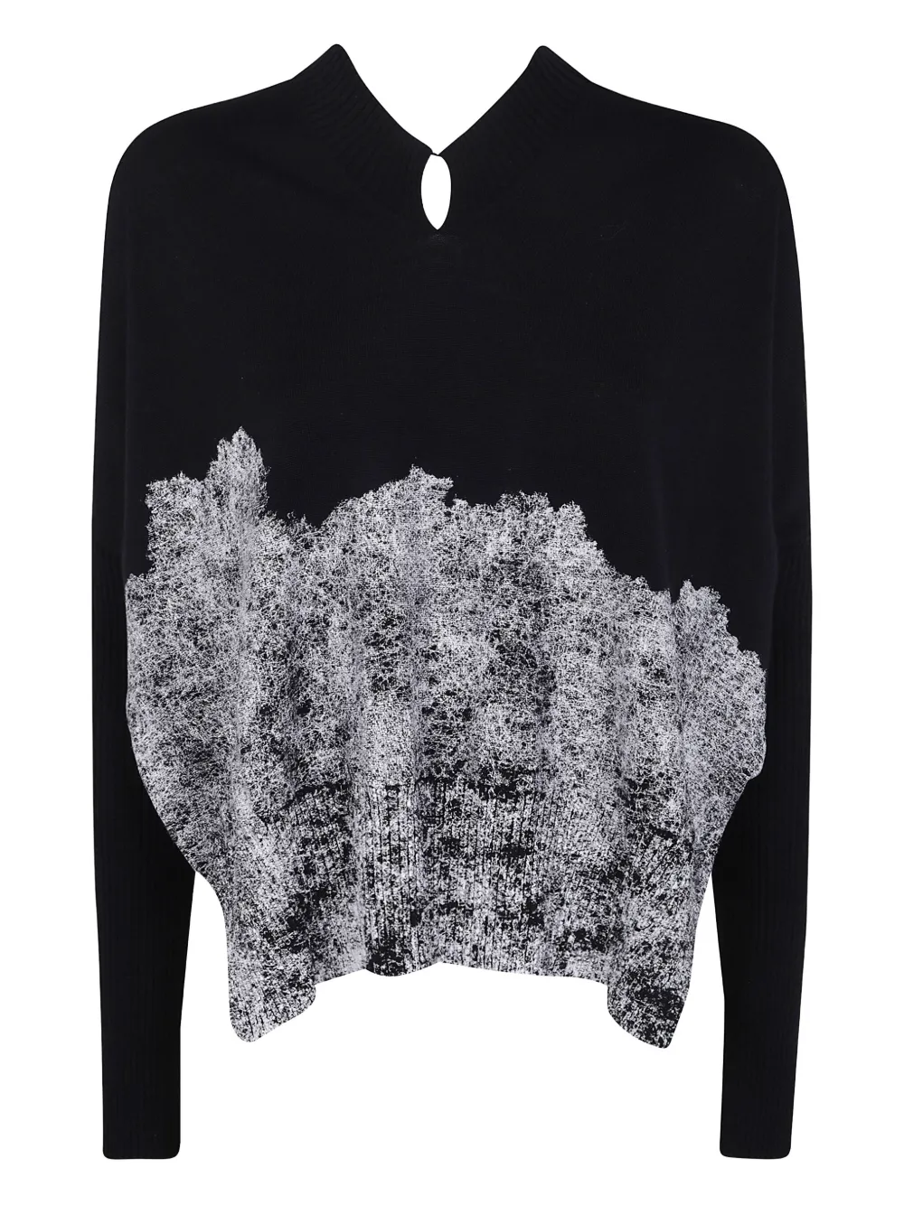 Шерстяной свитер с вырезом-замочной скважиной PierAntonioGaspari, черный
Шерстяной свитер с вырезом-замочной скважиной PierAntonioGaspari, черный