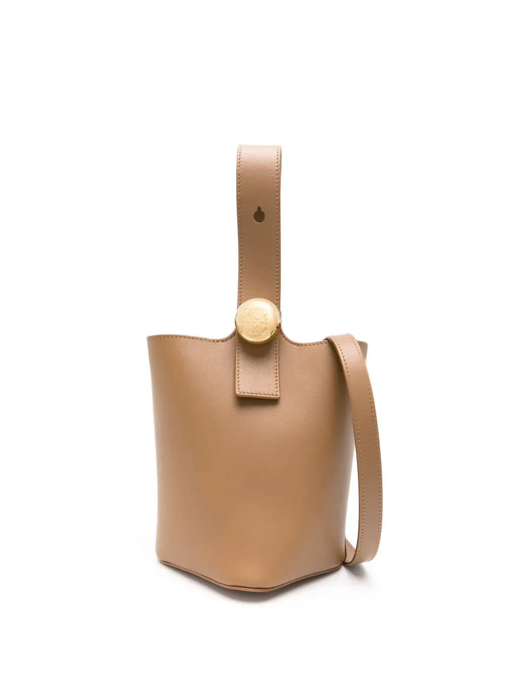 Сумка-ведро размера мини LOEWE, коричневый
Сумка-ведро размера мини LOEWE, коричневый