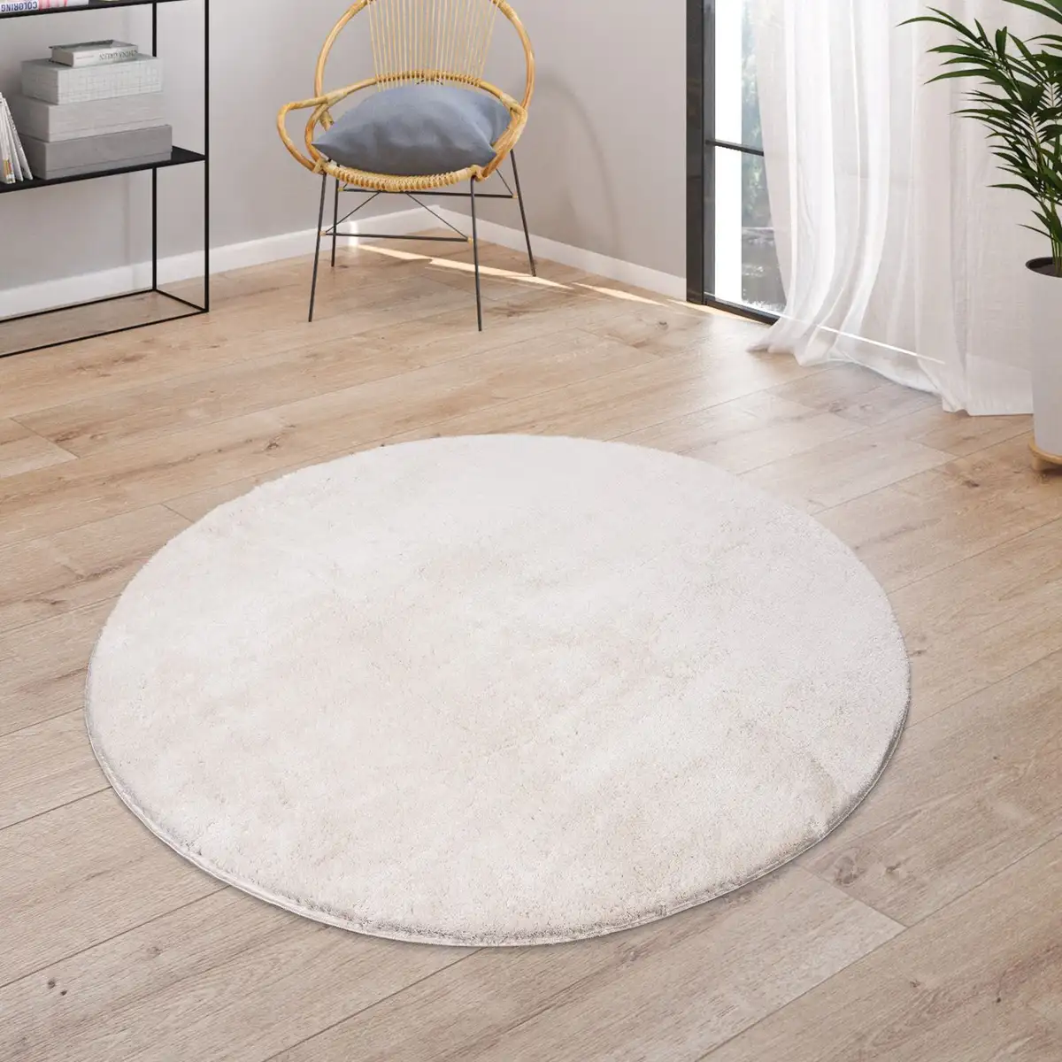 Ковер Paco Home "Cadiz 630", круглый, короткий ворс, однотонный, особо мягкий, можно стирать, гостиная Ø 160 см, цвет cream
Ковер Paco Home "Cadiz 630", круглый, короткий ворс, однотонный, особо мягкий, можно стирать, гостиная Ø 160 см, цвет cream
