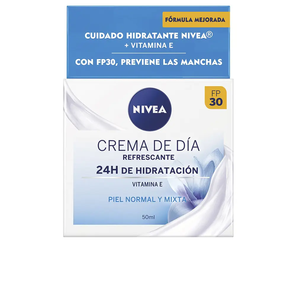 Крем для лица Crema de día refrescante hidratación y refrescante spf30 Nivea, 50 мл.
Крем для лица Crema de día refrescante hidratación y refrescante spf30 Nivea, 50 мл.